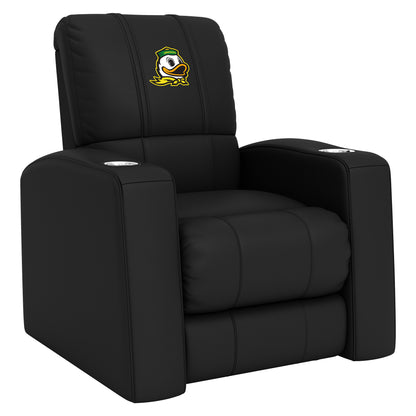 Relax Home Theater Recliner with Oregon Ducks Mascot Logo