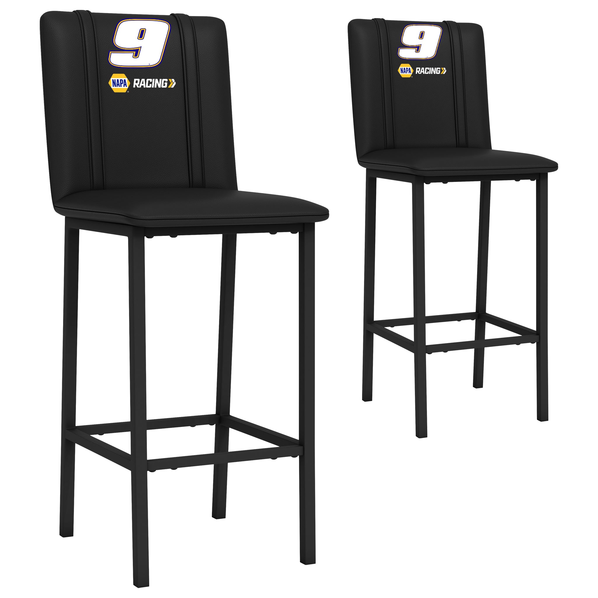 Bar Stool 500 with Chase Elliot #9 NAPA Racing Logo Set of 2 – Zipchair