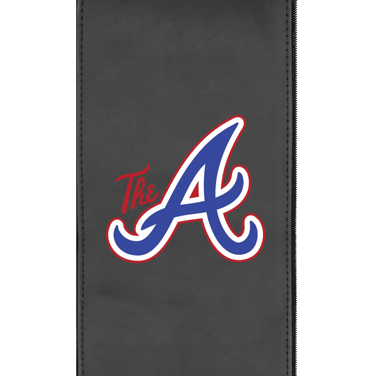 Silver Sofa with Atlanta Braves City Connect The A Logo