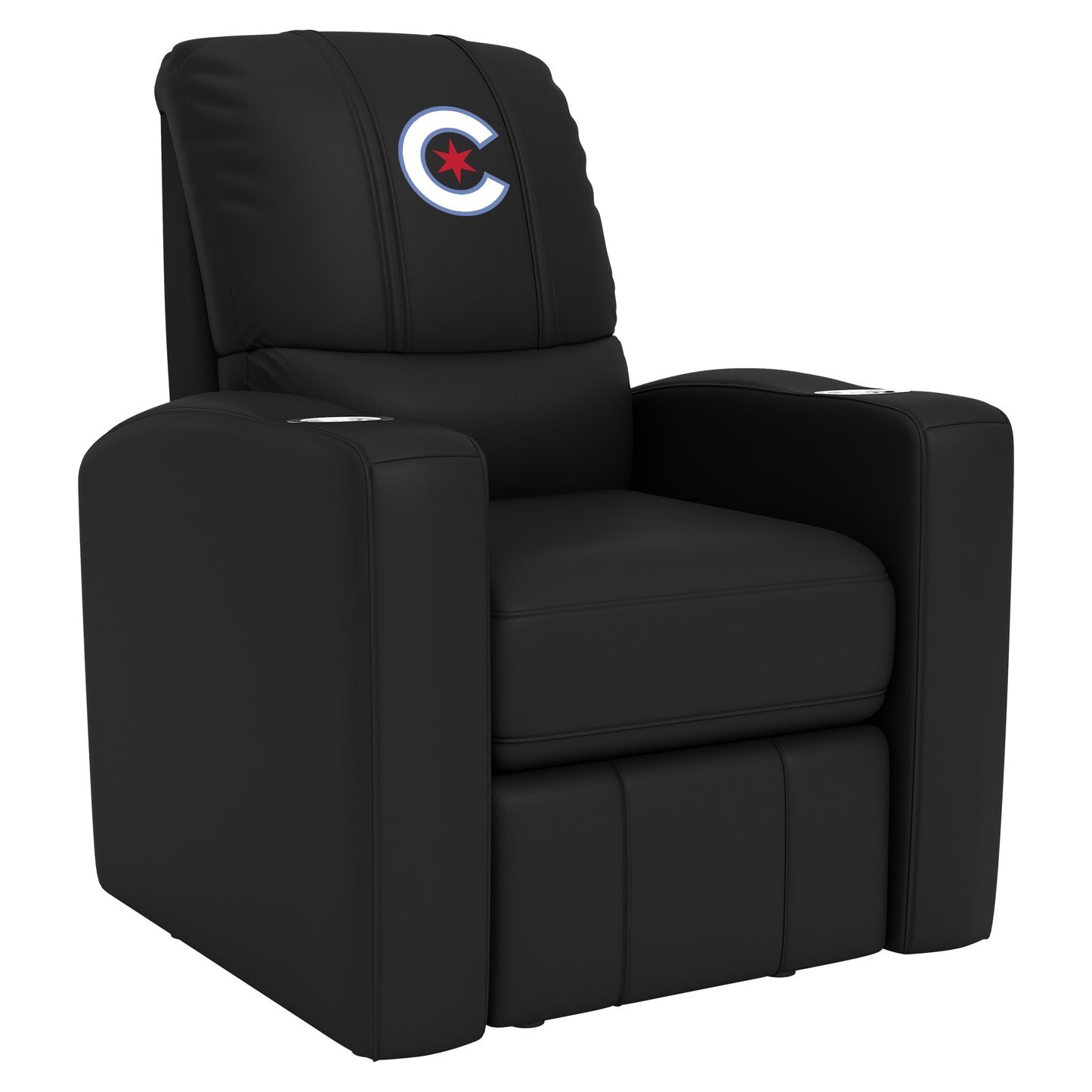 Stealth Recliner with Chicago Cubs City Connect Primary Logo