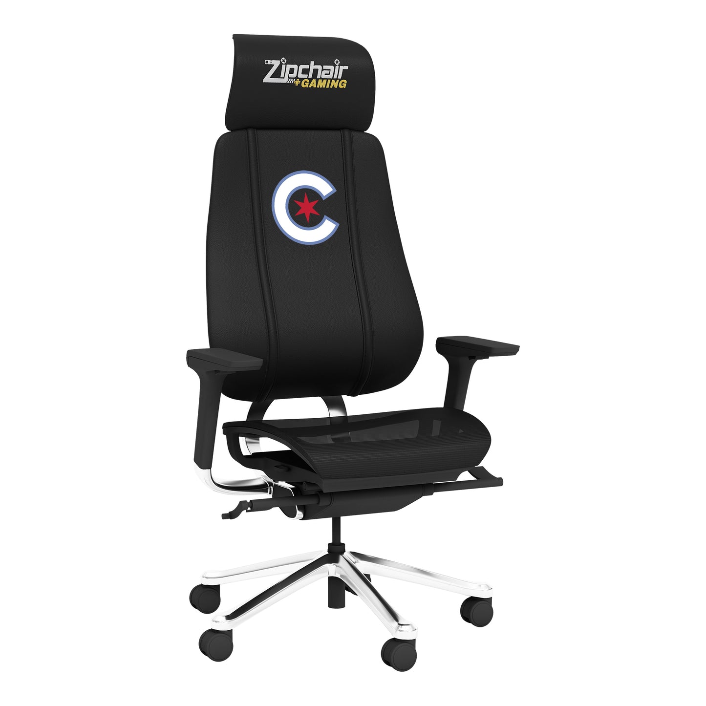 PhantomX Mesh Gaming Chair with Chicago Cubs City Connect Primary Logo