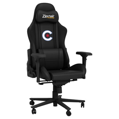Xpression Pro Gaming Chair with Chicago Cubs City Connect Primary Logo