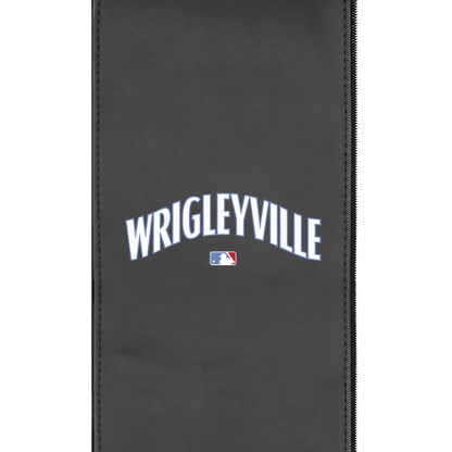 Silver Club Chair with Chicago Cubs City Connect Alternate Logo