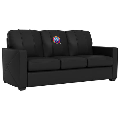 Silver Sofa with Colorado Rockies City Connect Logo