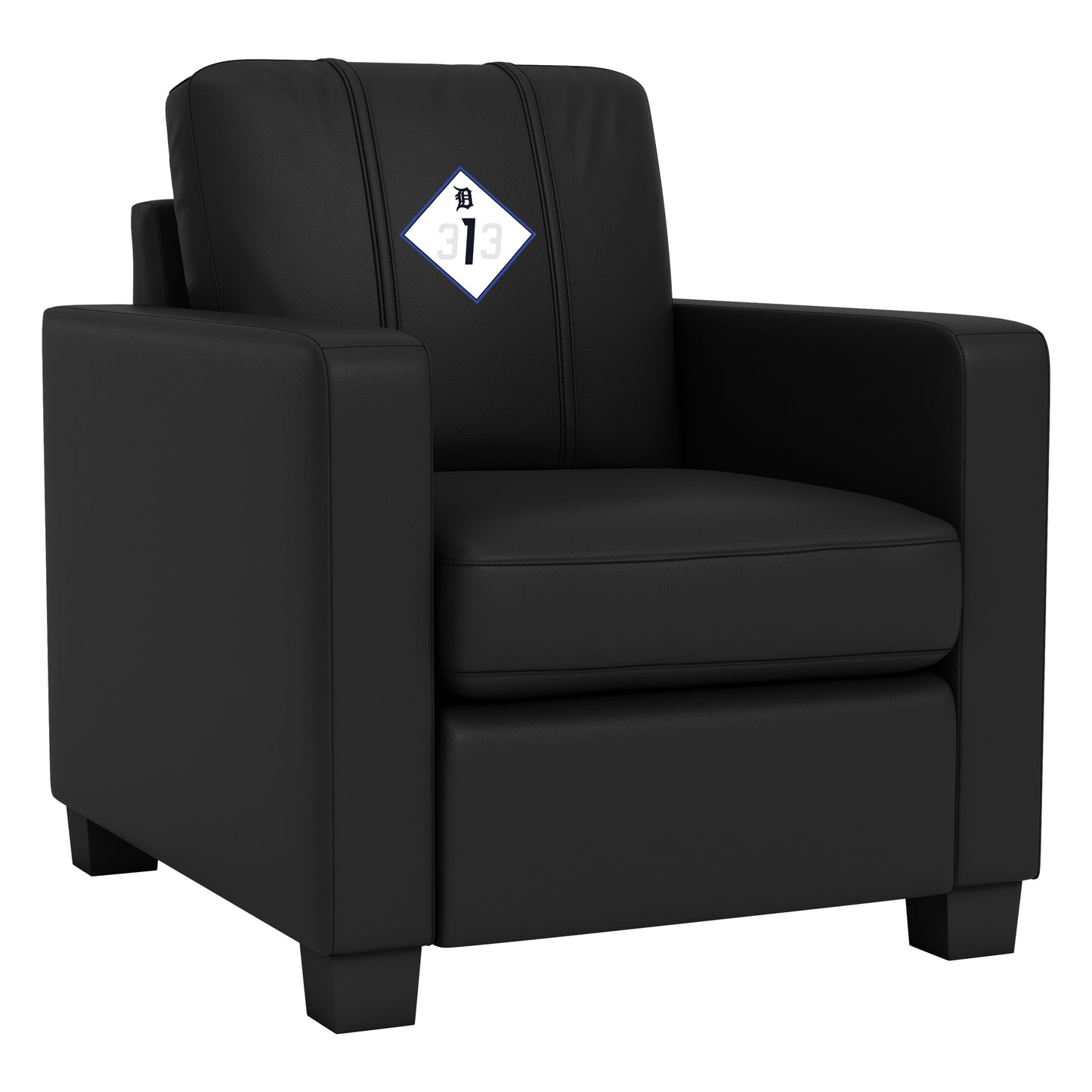 Dyno Stationary Club Chair with Detroit Tigers City Connect 313 Logo