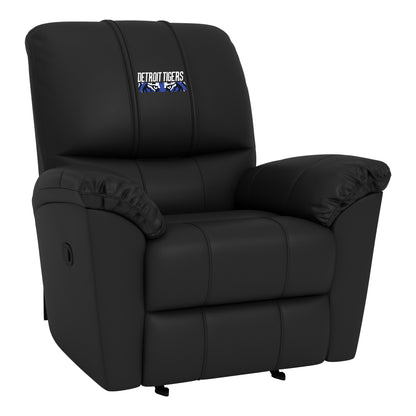 Rocker Recliner with Detroit Tigers City Connect Wordmark Logo