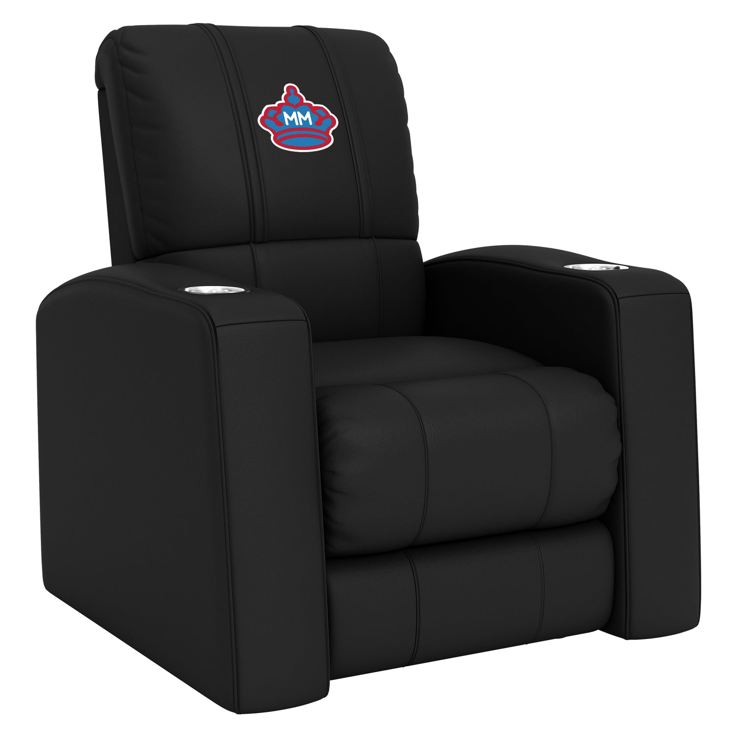 Relax Home Theater Recliner with Miami Marlins City Connect Primary Logo