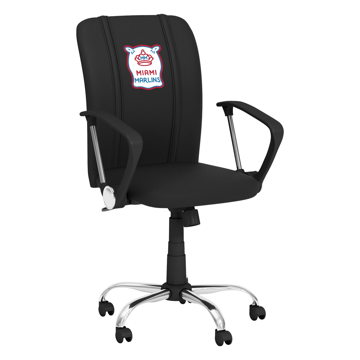 Curve Task Chair with Miami Marlins City Connect Secondary Logo