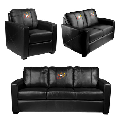 Silver Sofa with Houston Astros City Connect Primary Logo