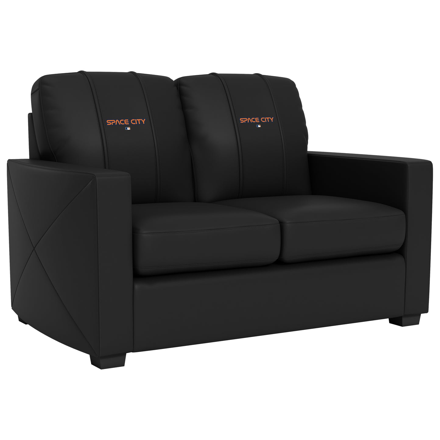 Silver Loveseat with Houston Astros City Connect Secondary Logo