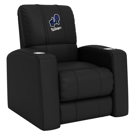 Relax Home Theater Recliner with Los Angeles Dodgers City Connect Primary Logo
