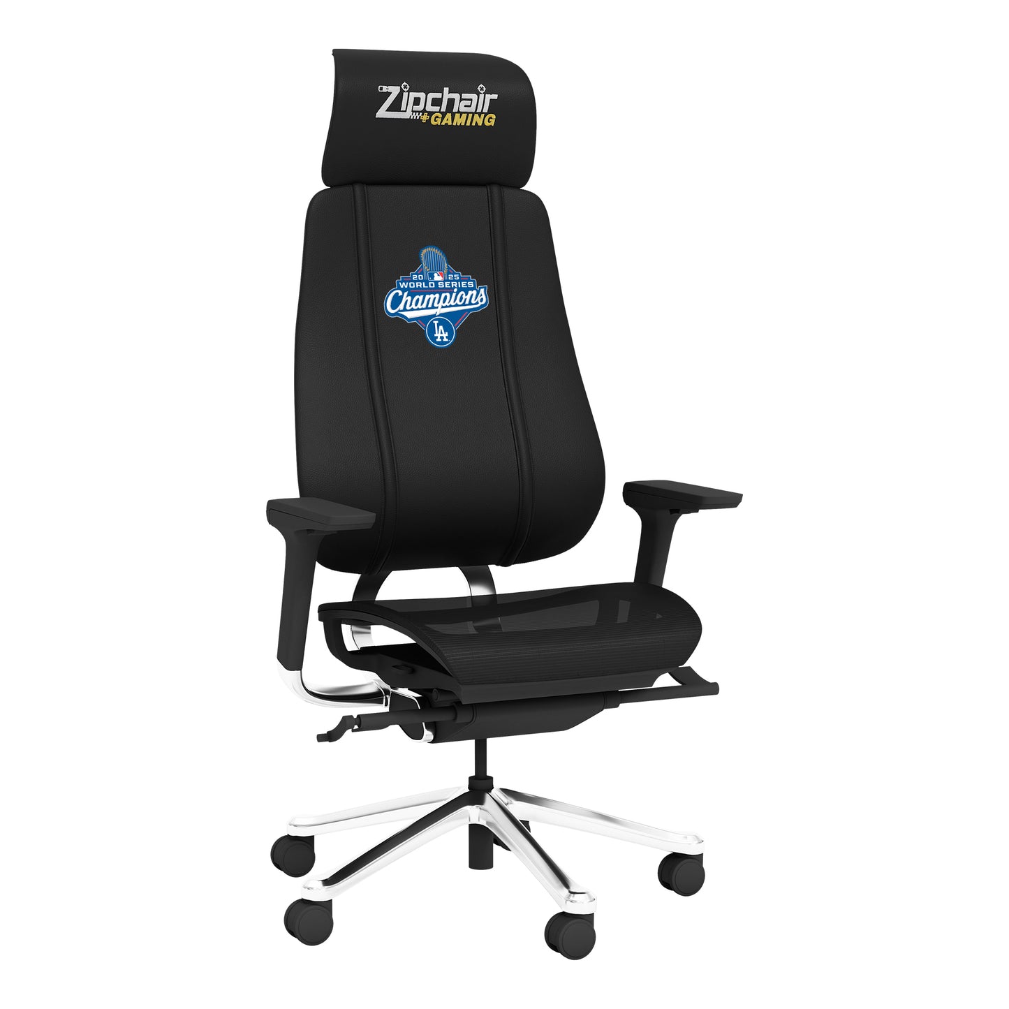 PhantomX Mesh Gaming Chair with Los Angeles Dodgers 2025 World Champions Logo