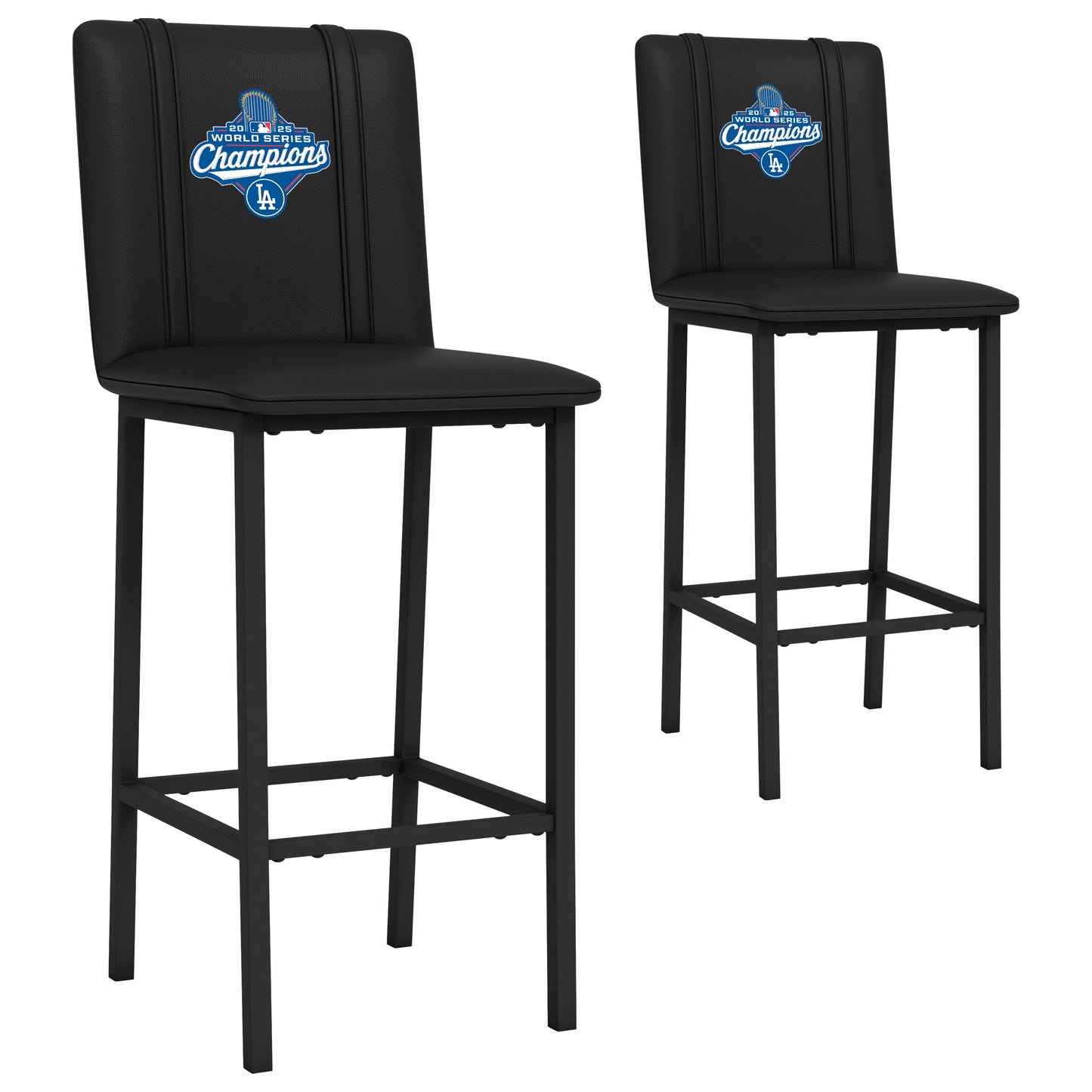 Bar Stool 500 with Los Angeles Dodgers 2025 World Champions Logo Set of 2