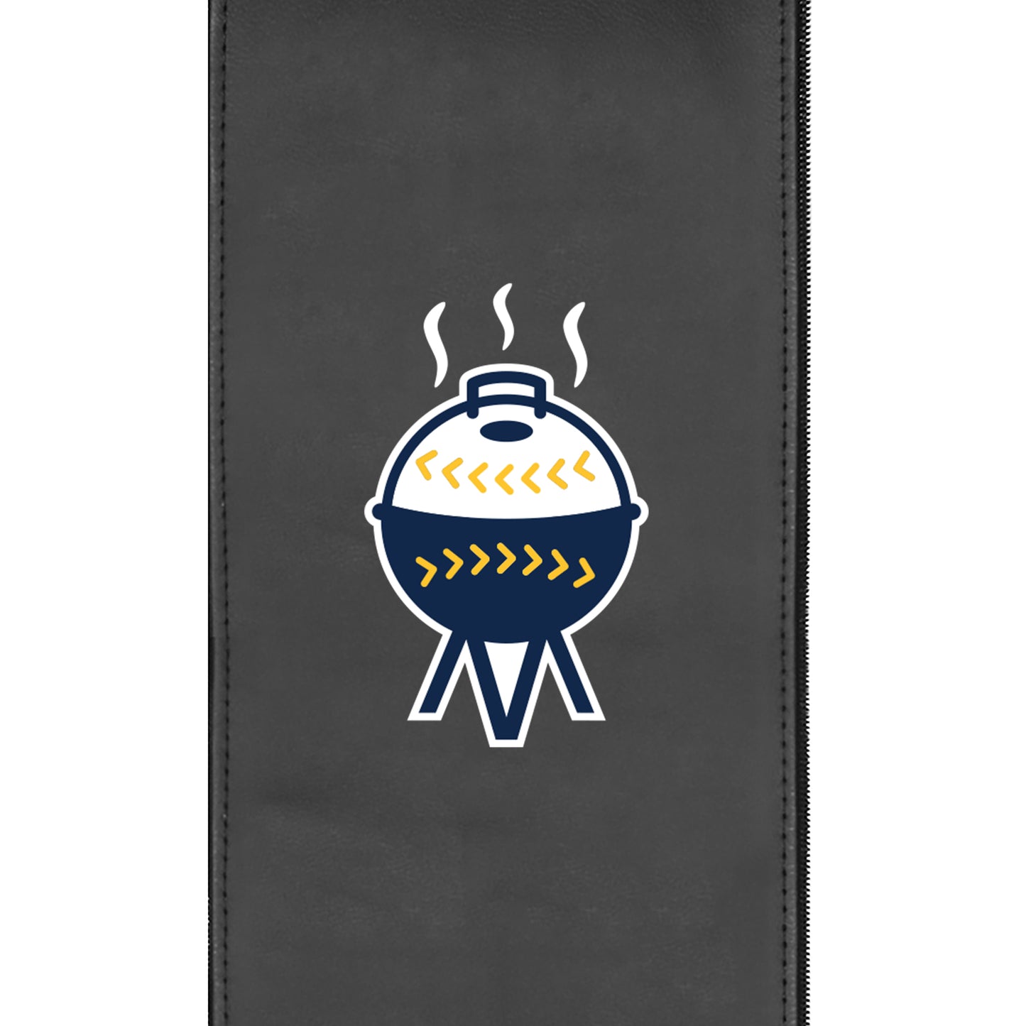 Silver Club Chair with Milwaukee Brewers City Connect Secondary Logo