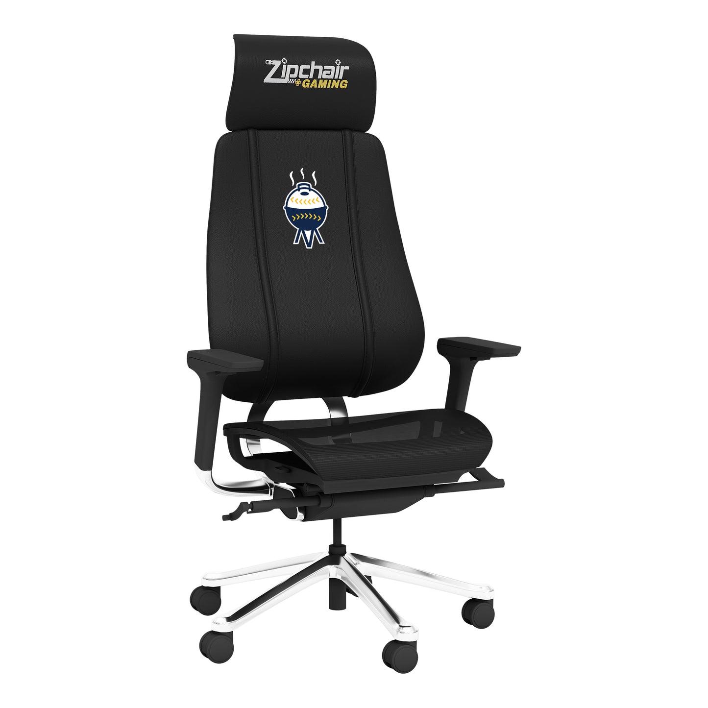 PhantomX Mesh Gaming Chair with Milwaukee Brewers City Connect Secondary Logo