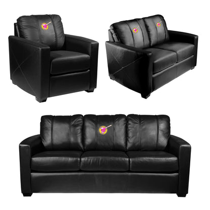 Silver Club Chair with San Diego Padres City Connect Secondary Logo