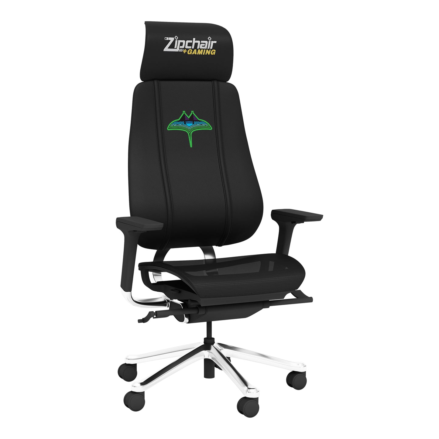 PhantomX Mesh Gaming Chair with Tampa Bay Rays City Connect Skyway Logo