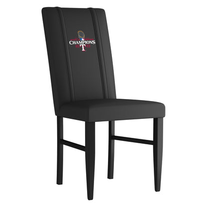 Side Chair 2000 with Texas Rangers 2023 Champions Logo Set of 2