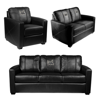 Silver Loveseat with Texas Rangers City Connect Secondary Logo