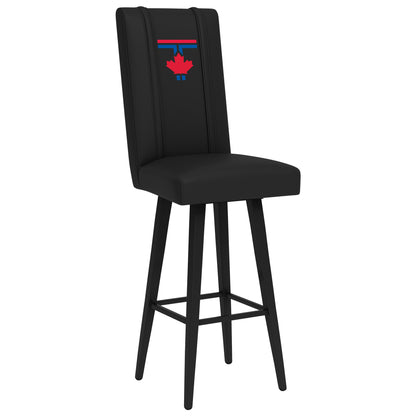 Swivel Bar Stool 2000 with Toronto Blue Jays City Connect Maple Leaf Logo