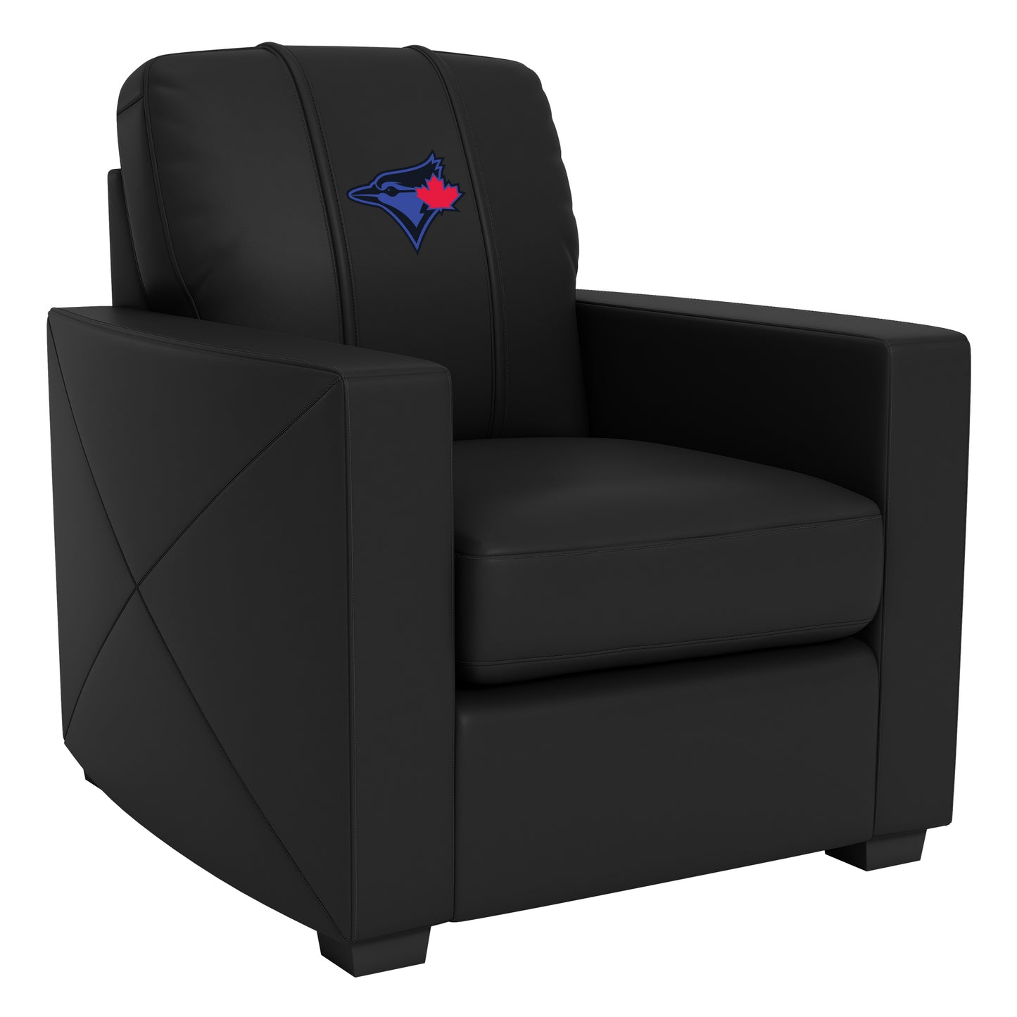 Silver Club Chair with Toronto Blue Jays City Connect Head Logo