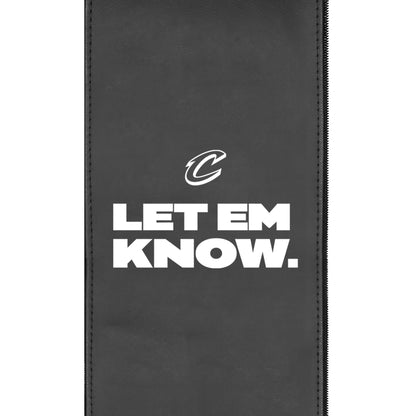 Swivel Bar Stool 2000 with Cleveland Cavaliers Let Em Know Playoffs Logo