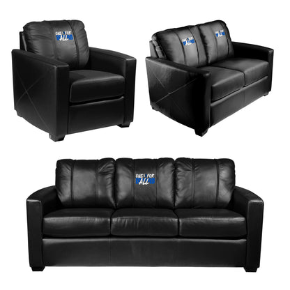Silver Sofa with Dallas Mavericks One For All Playoffs