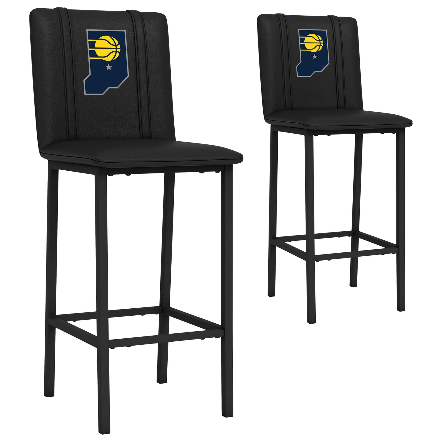 Bar Stool 500 with Indiana Pacers Secondary Logo Set of 2