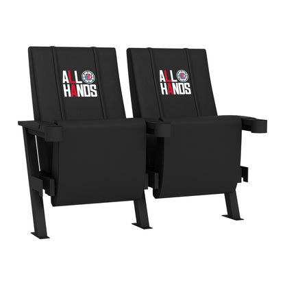 SuiteMax 3.5 VIP Seats with Los Angeles Clippers Primary All Hands Playoffs Logo