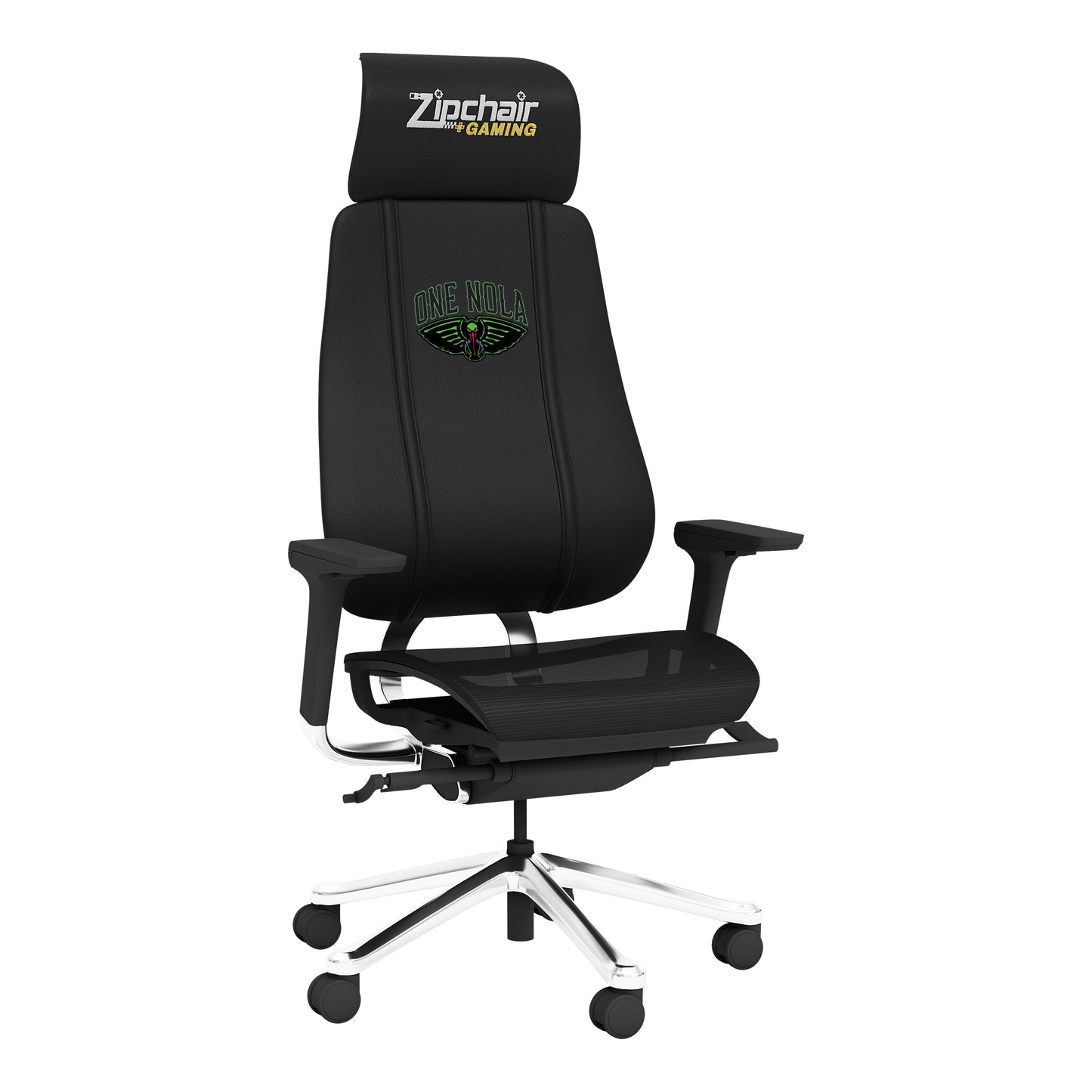 PhantomX Mesh Gaming Chair with New Orleans Pelicans 2024 Playoffs Logo
