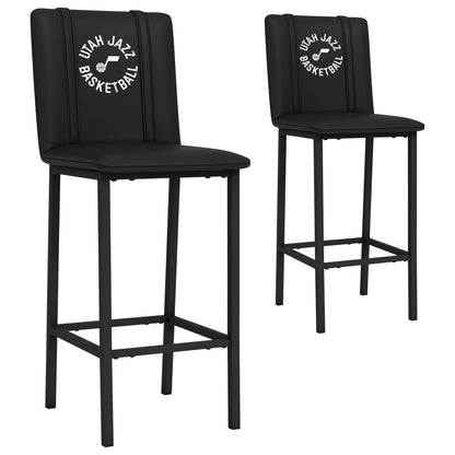 Bar Stool 500 with Utah Jazz Secondary Logo Set of 2