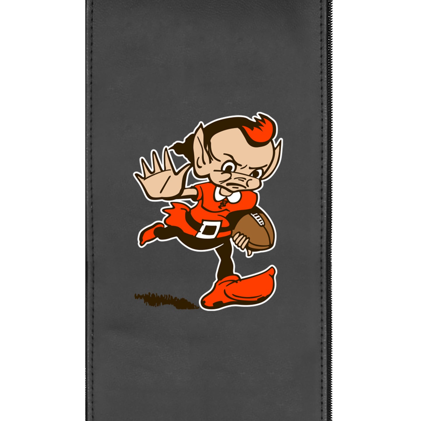 Silver Sofa with Cleveland Browns Classic Logo