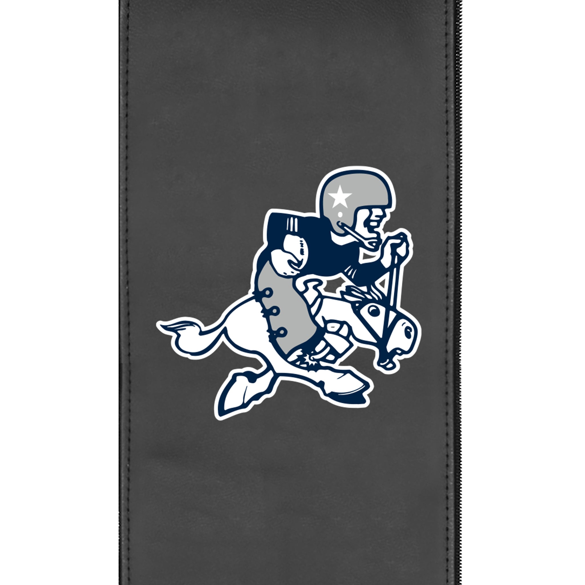 Silver Club Chair with Dallas Cowboys Classic Logo