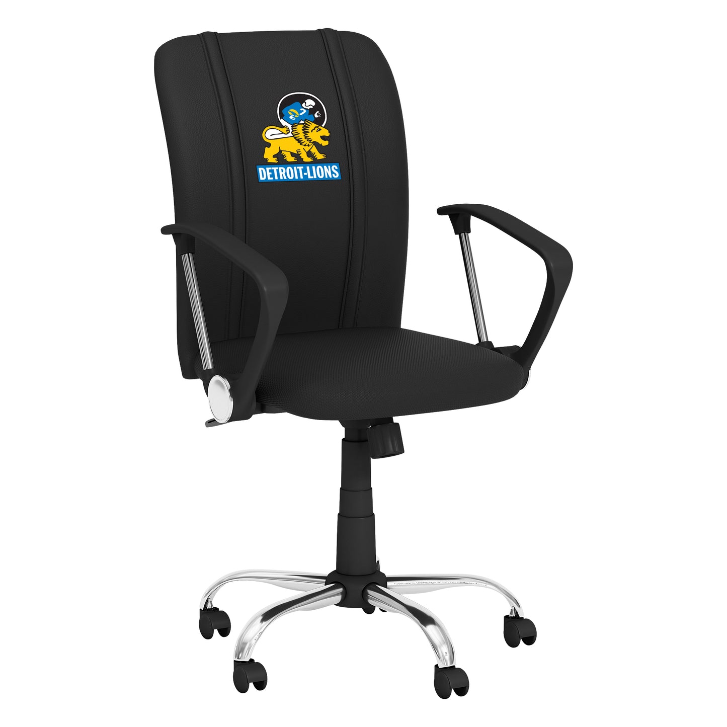 Curve Task Chair with Detroit Lions Classic Logo