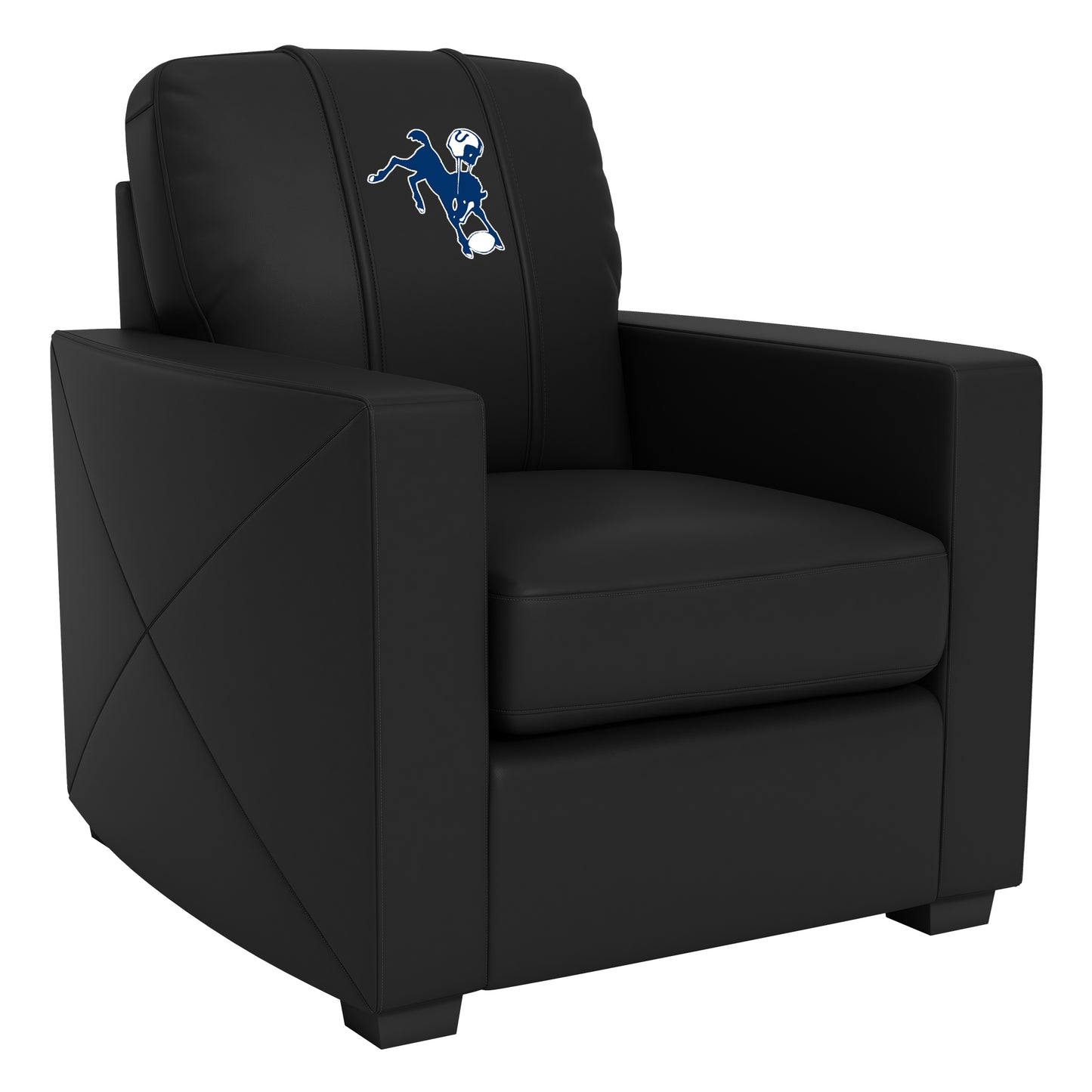 Silver Club Chair with Indianapolis Colts Classic Logo