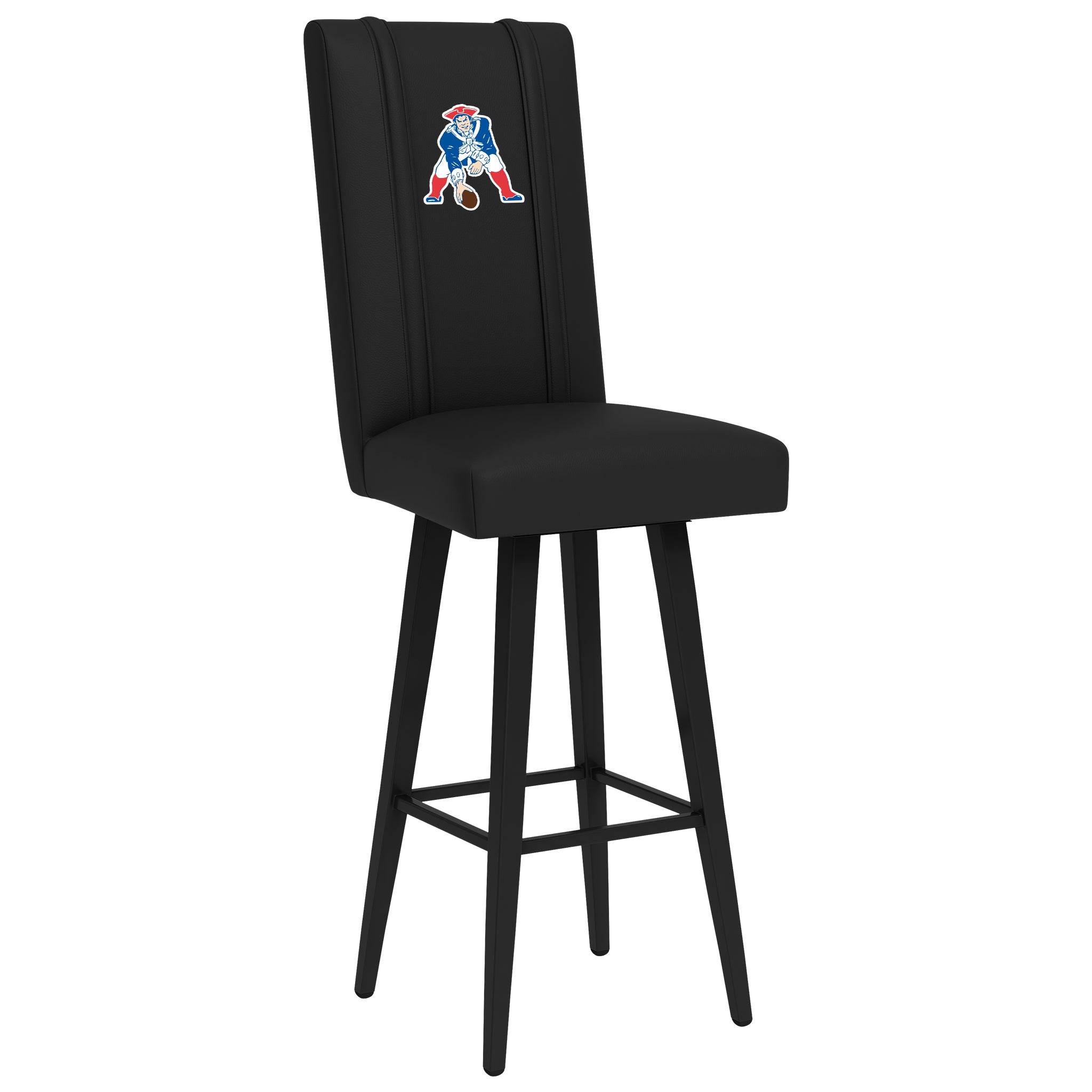 Swivel Bar Stool 2000 with New England Patriots Classic Logo – Zipchair
