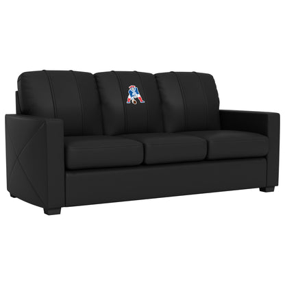 Silver Sofa with New England Patriots Classic Logo