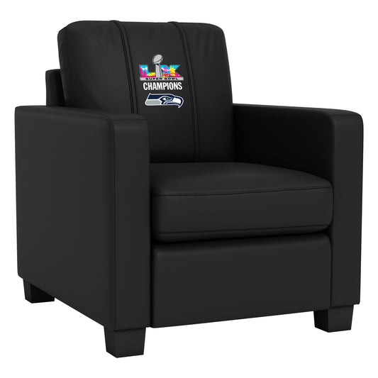 Dyno Stationary Club Chair with  Seattle Seahawks Super Bowl LX Champions Logo