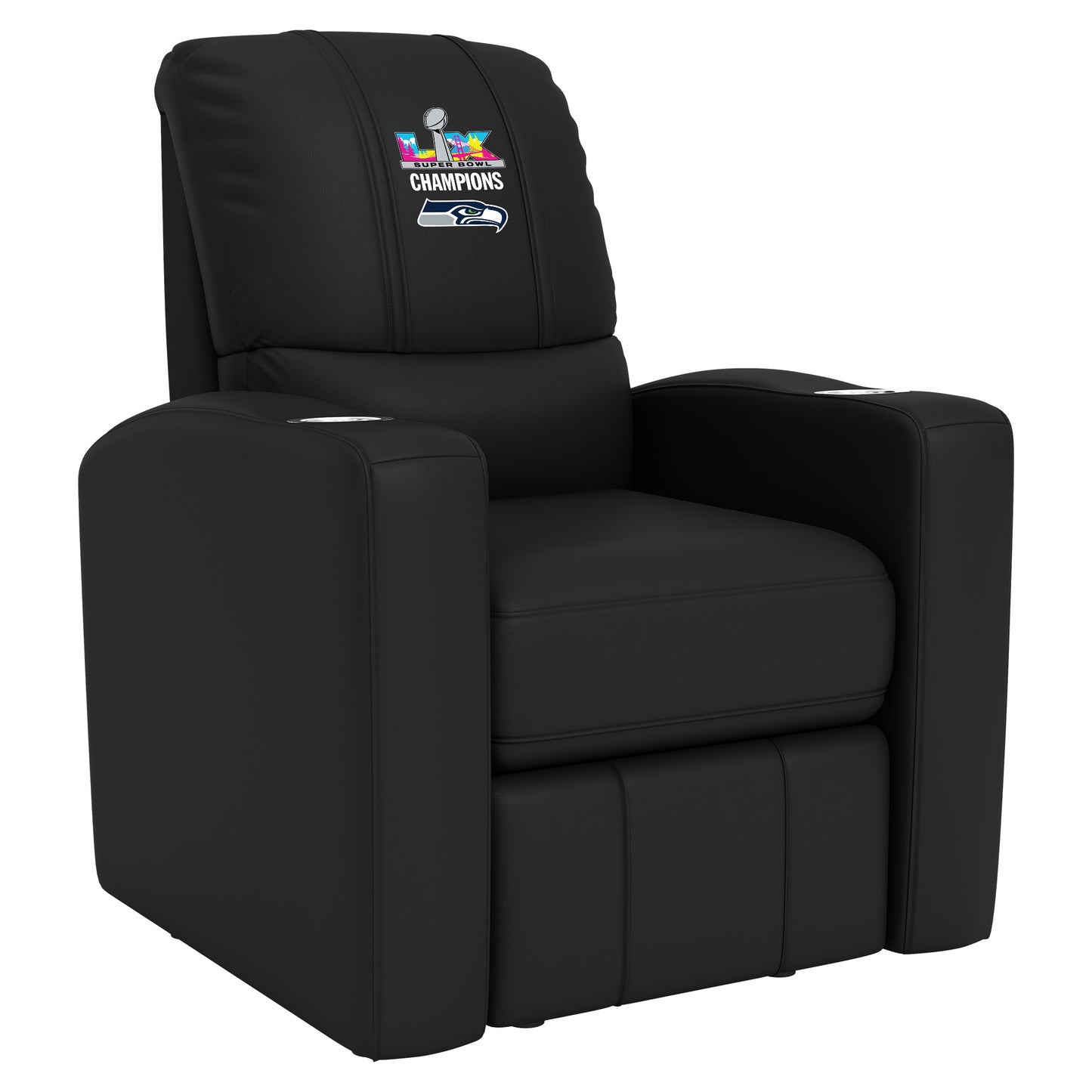 Stealth Recliner with Seattle Seahawks Super Bowl LX Champions Logo