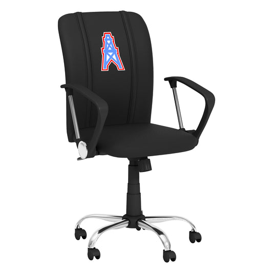 Curve Task Chair with Houston Oilers Classic Logo