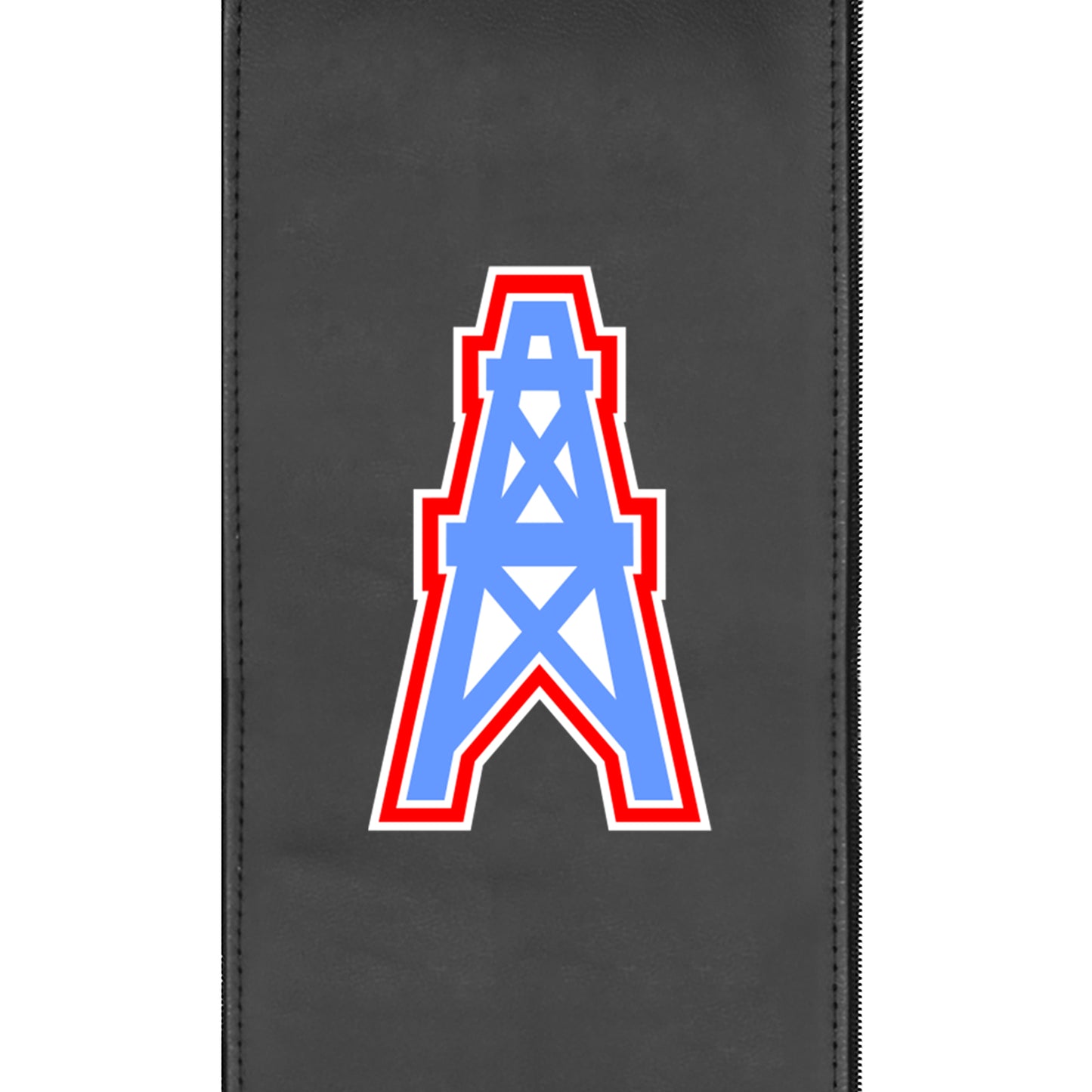 Silver Club Chair with Houston Oilers Classic Logo