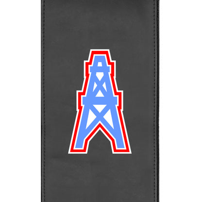 Silver Club Chair with Houston Oilers Classic Logo