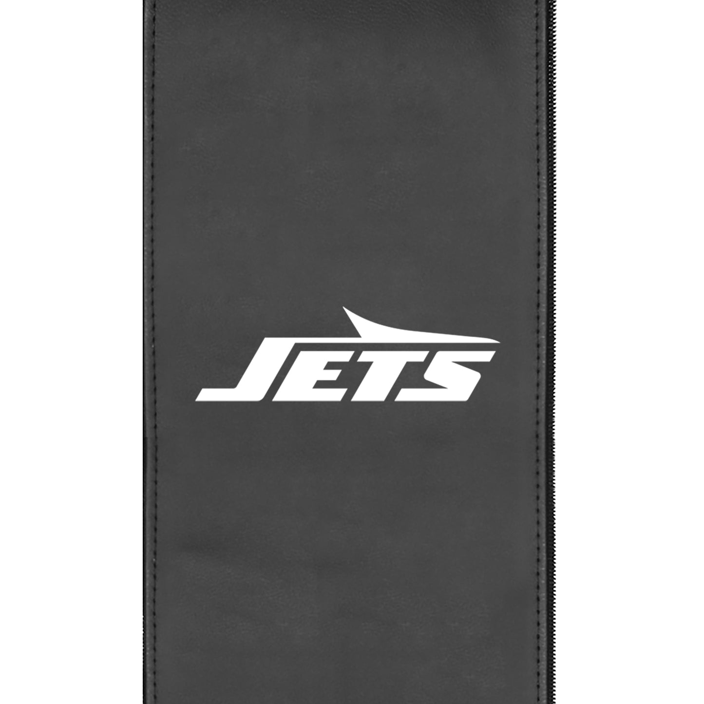 Silver Loveseat with  New York Jets Legacy Primary Logo