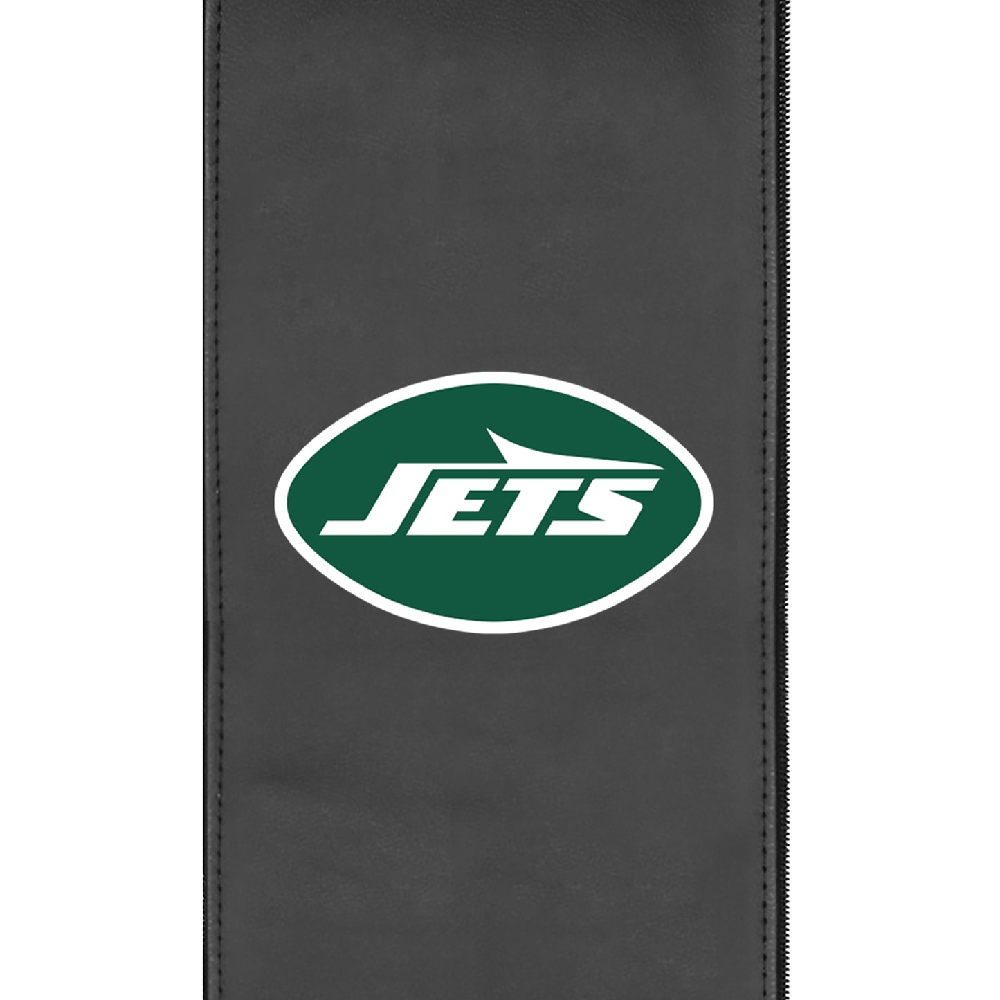 Silver Club Chair with  New York Jets Legacy Secondary Logo