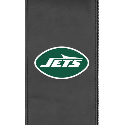 Silver Club Chair with  New York Jets Legacy Secondary Logo
