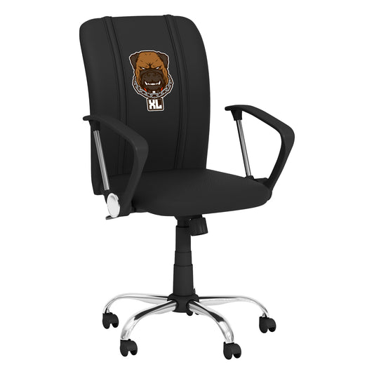 Curve Task Chair with  Cleveland Browns Dawg Pound XL Logo