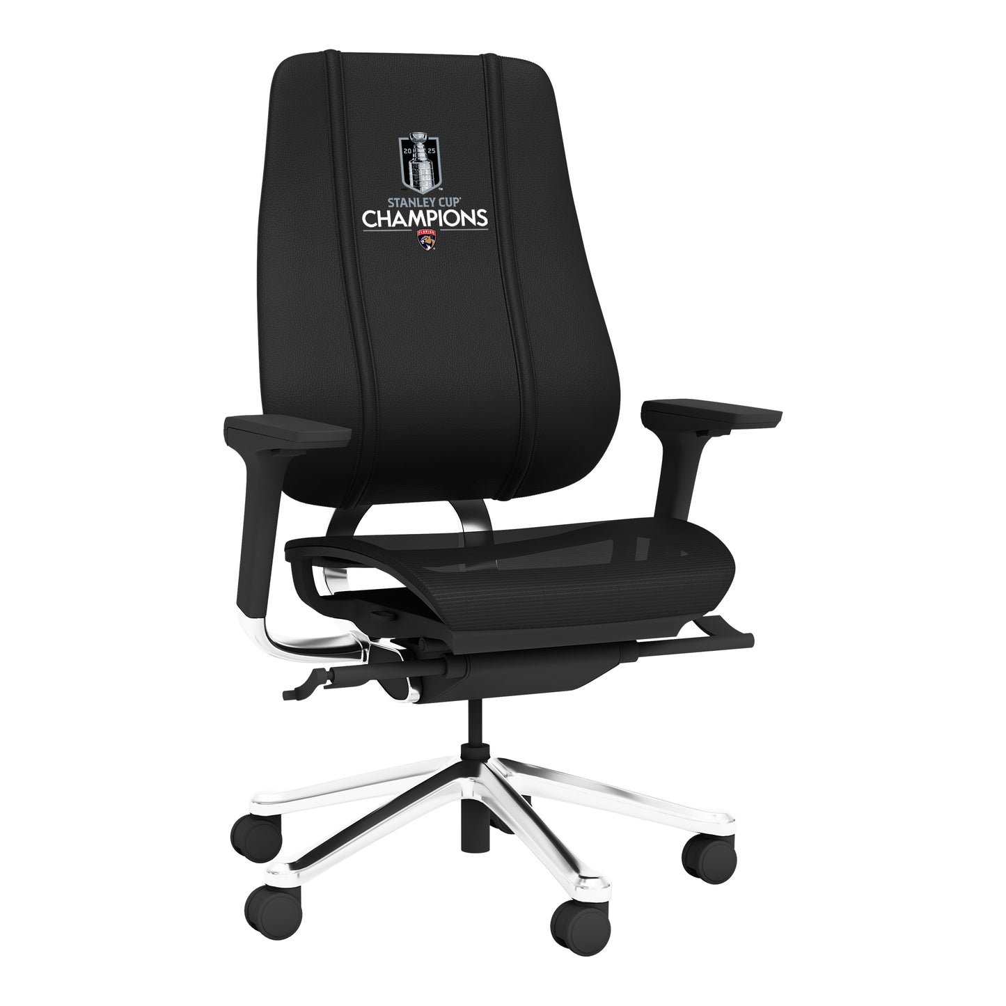 PhantomX Mesh Gaming Chair with Florida Panthers 2025 Champions Logo