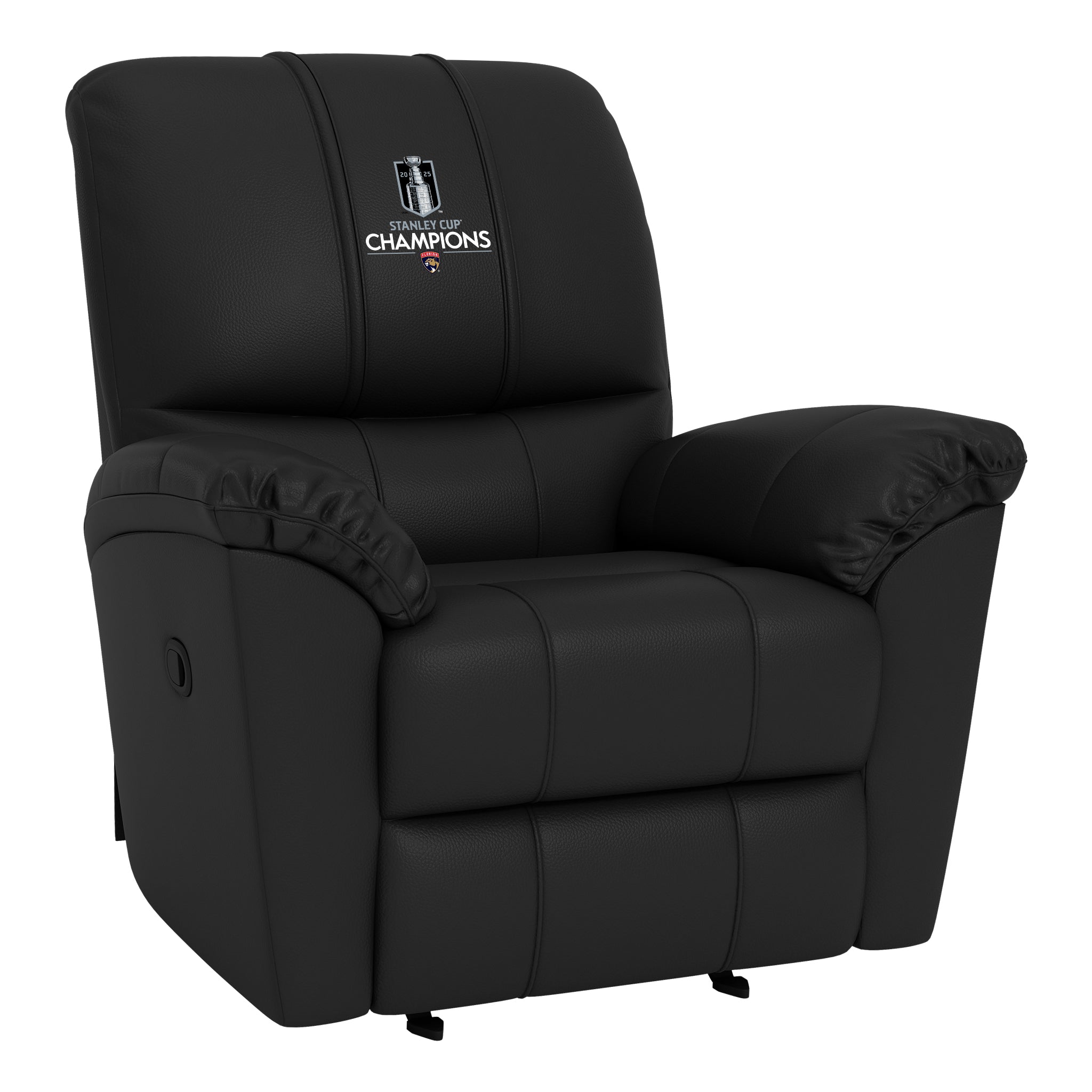 Florida Rocker Chair Rocker Recliner with Florida Panthers 2025 Champions Logo – Zipchair