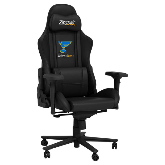 Xpression Pro Gaming Chair with St. Louis Blues Wordmark Logo