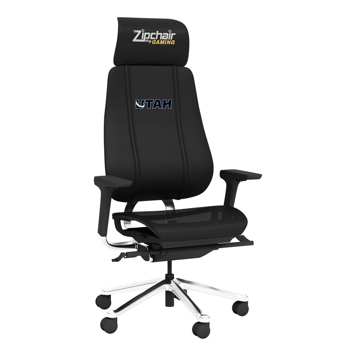 PhantomX Mesh Gaming Chair with Utah Mammoth Wordmark Logo